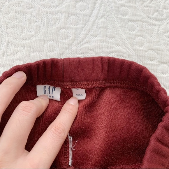 Gap Kids Sherpa Lined Legging, Burgundy‎ Red - Picture 3 of 3